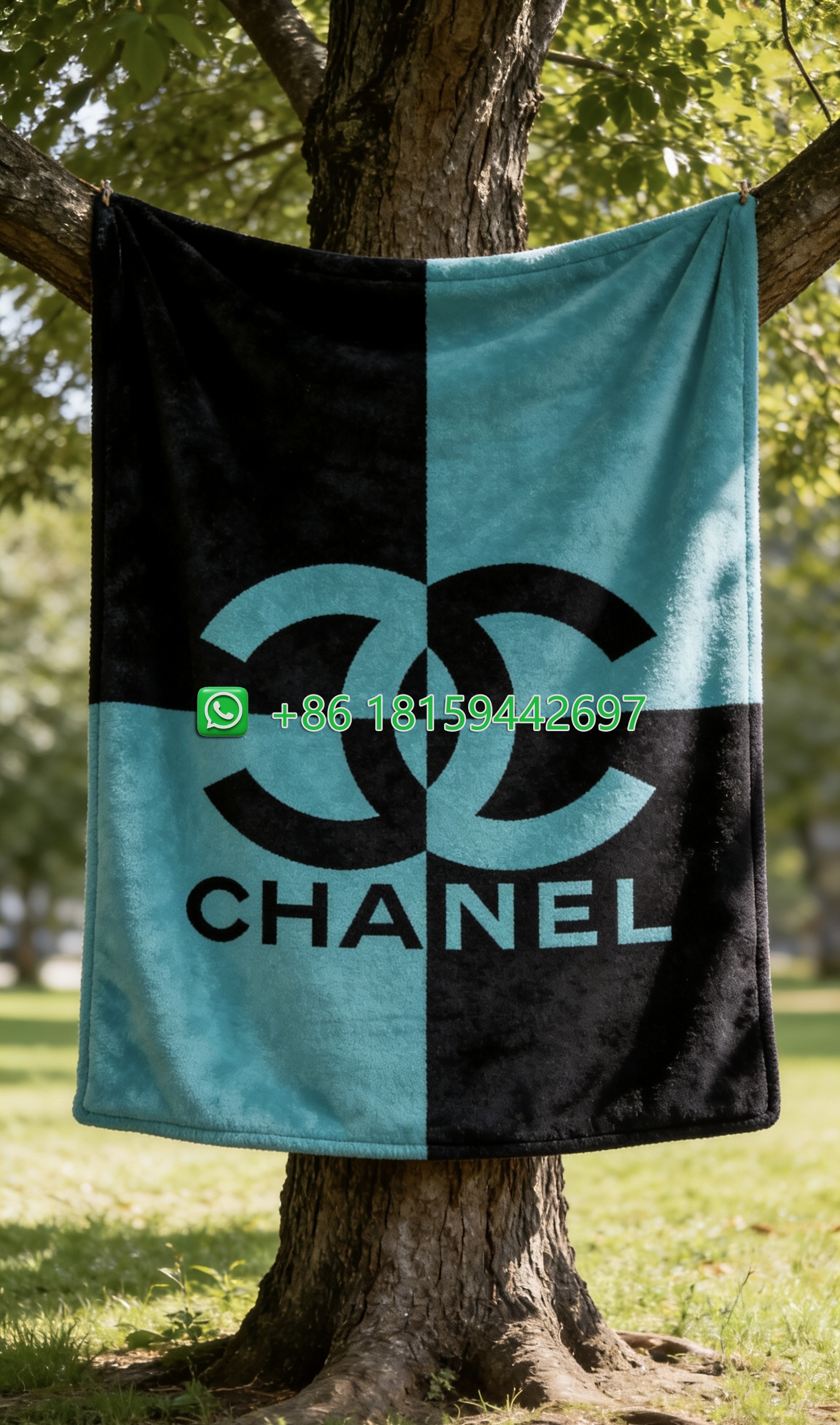 Chanel Throw Blankets